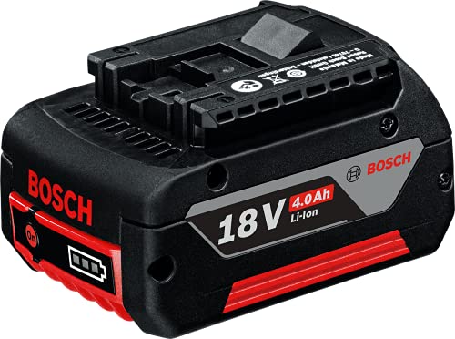 Bosch Professional GBA 18V 4.0Ah litio, 1 batería x 4.0 Ah, 18 V, Negro