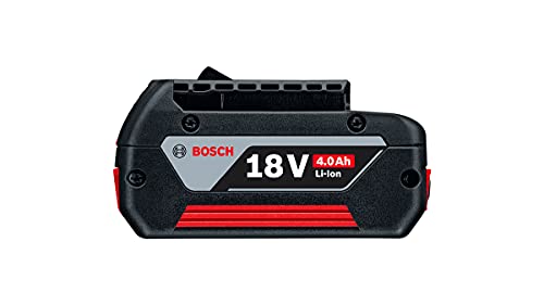 Bosch Professional GBA 18V 4.0Ah litio, 1 batería x 4.0 Ah, 18 V, Negro