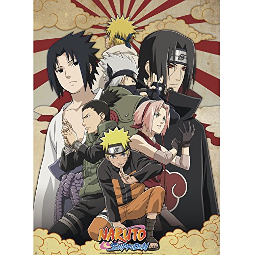 Branpresto 605727b - Naruto Shippuden - Poster Shippuden Groupe 2 roulé filmé (Playstation 4) 52 x 38 cm (ABYstyleABYDCO254)