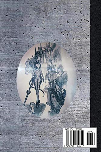 Bravely Default II Notebook: style cover, perfect bound notebook paper for journal taking notes gaming notepad, to-do lists, Work, School, College, ... Teens... (120 pages, lined paper, 6’’x9’’).