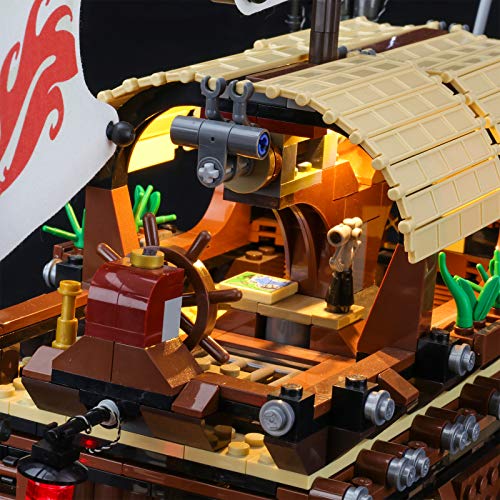 BRIKSMAX Kit de iluminación LED Lego Ninjago Recompensa del Destino - Compatible con Lego 70618 Building Blocks Model- No incluir el Conjunto de Lego ( Versión de Control Remoto )