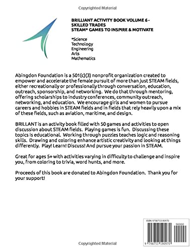 Brilliant Activity Book Volume 6 - Skilled Trades: STEAM Games to Inspire and Motivate (Brilliant Activity Books: STEAM Games to Inspire & Motivate)