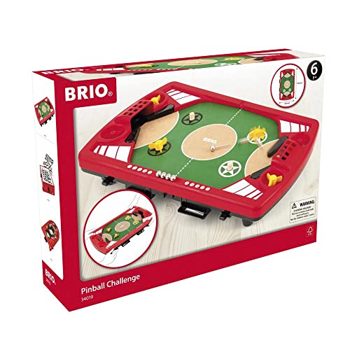 Brio 34019 Pinball «Challenge», BRIO Games, Edad Recomendada 6+
