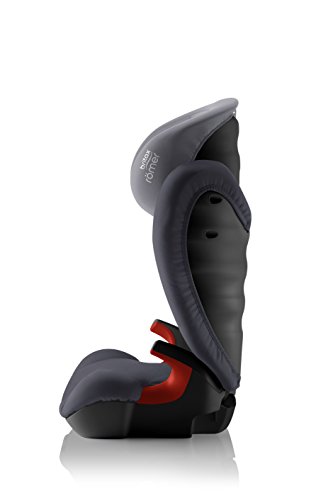 BRITAX RÖMER Silla Coche KID II BLACK SERIES Instalación con Cinturón de Seguridad Niño de 15 a 36 kg Grupo 2/3 de 3,5 a 12 Años, Storm Grey