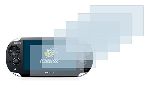 BROTECT Protector Pantalla Cristal Compatible con Sony Playstation PS Vita Protector Pantalla Vidrio (6 Unidades) - Dureza Extrema, Anti-Huellas
