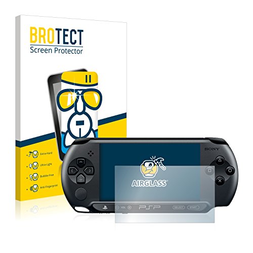 BROTECT Protector Pantalla Cristal Compatible con Sony PSP Street E1004 Protector Pantalla Vidrio - Dureza Extrema, Anti-Huellas, AirGlass