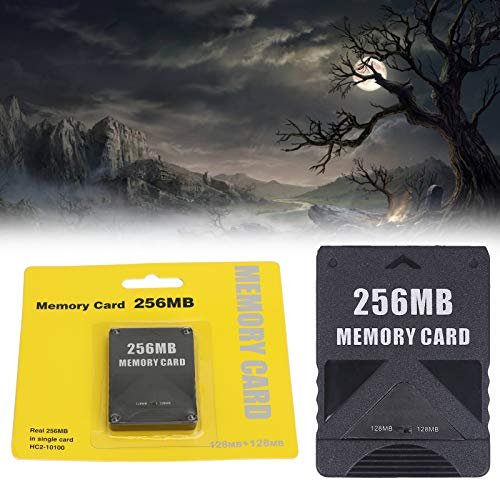 Bruce & Shark PS2 Memory Card 256MB Fit for Sony Playstation 2 PS2 Slim Game Date Console