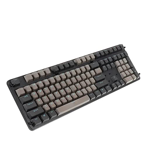 BTTNW Juego De Teclas 108 Keys Dolch Sky Filco KeyCap Set Cherry Perfil Pbjon Teclas De Moldeo De Dos Colores Adecuado para Juegos (Color : Black+Brown, Size : 108 Keys)