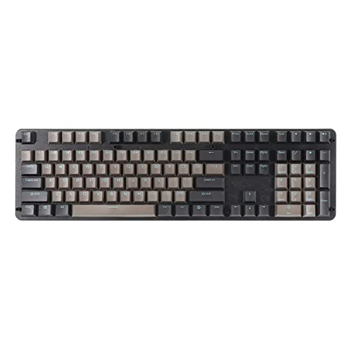 BTTNW Juego De Teclas 108 Keys Dolch Sky Filco KeyCap Set Cherry Perfil Pbjon Teclas De Moldeo De Dos Colores Adecuado para Juegos (Color : Black+Brown, Size : 108 Keys)