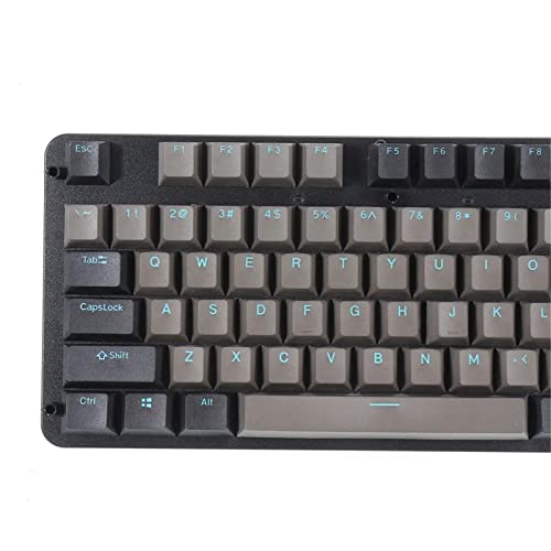 BTTNW Juego De Teclas 108 Keys Dolch Sky Filco KeyCap Set Cherry Perfil Pbjon Teclas De Moldeo De Dos Colores Adecuado para Juegos (Color : Black+Brown, Size : 108 Keys)