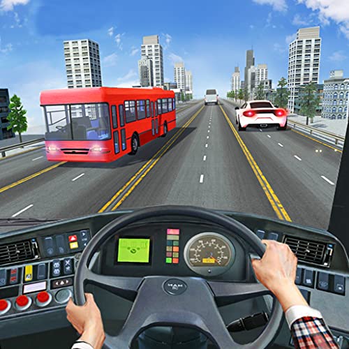 Bus Driving Sim 2019: Free Bus Simulator Driving Modren Bus Driver Passengers City Tour Pick & Drop Games