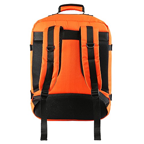 Cabin Max Metz 30L Mochila de Viaje 45 x 36 x 20 cm Adecuada para el Maleta de Mano de Cabina Easyjet y Wizzair (Orange)