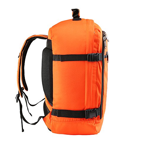 Cabin Max Metz 30L Mochila de Viaje 45 x 36 x 20 cm Adecuada para el Maleta de Mano de Cabina Easyjet y Wizzair (Orange)
