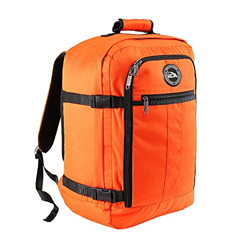 Cabin Max Metz 30L Mochila de Viaje 45 x 36 x 20 cm Adecuada para el Maleta de Mano de Cabina Easyjet y Wizzair (Orange)