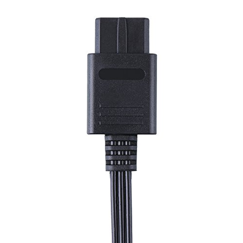 Cable AV Compuesto Cuerdas de Alambres para Nintendo N64/ SNES/ Gamecube/ GC, 1,8 Metros/ 5,9 Pies