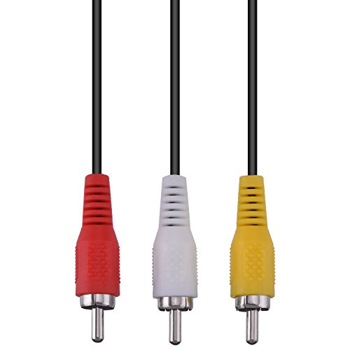 Cable AV Compuesto Cuerdas de Alambres para Nintendo N64/ SNES/ Gamecube/ GC, 1,8 Metros/ 5,9 Pies