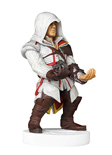 Cable guy Ezio de Assassin’s Creed, soporte de sujeción o carga para mando de consola y/o smartphone de tu personaje favorito con licencia de Ubisoft. Producto con licencia oficial. Exquisite Gaming