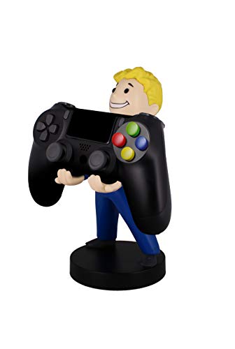 Cable guy Vault Boy Fallout 76, soporte de sujeción y/o carga para mando de consola y/o smartphone de tu personaje favorito con licencia de Bethesda.