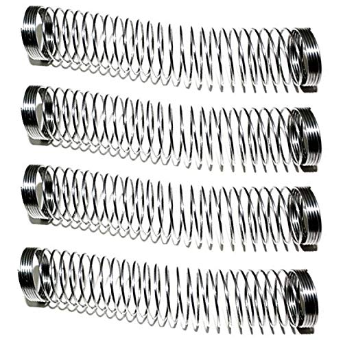 Caesar Juego de 4 muelles antitorceduras | adecuado para todas las pipas de agua | muelle de manguera universal para cachimba