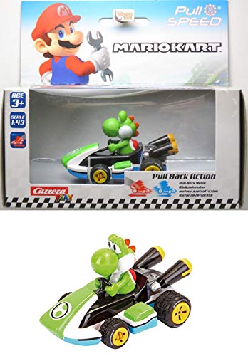 Caja Coche Pull Speed Mario Kart 8 Nintendo Yoshi
