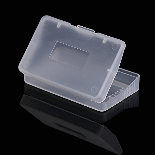 Caja de Juego de Cartucho de Cubierta Antipolvo Transparente de 10 Piezas para Nintendo Game Boy Advance GBA, 6,5 x 4 x 0,8 cm