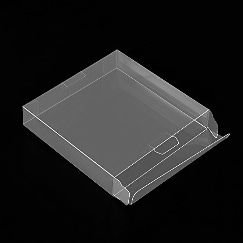 Caja protectora de juego de cartucho de cubierta antipolvo transparente de 10 piezas para Gameboy GBA juego en caja