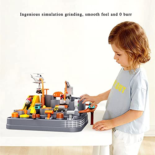 cakunmik Tren Toys Toys, Aventura, Pista de automóviles, Juego de Juguetes para niños, Niños y niñas, Interacción para Padres e Hijos, Juguetes de Desarrollo Intelectual