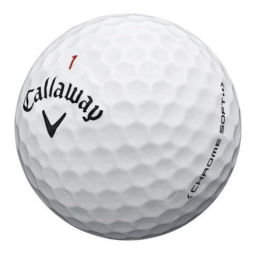 Calaway Chrome Soft Bolas de Golf, Blanco, Talla Única