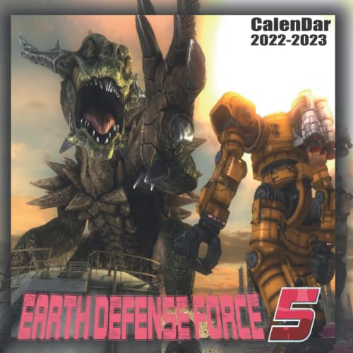 CALENDAR 2022-2023: video Game Calendar 2022 "12 Month" from JAN to DIC 2022 - Calendar Monthly Full Color Thick Paper Pages Planner Agenda - size 8.5x8.5 inch