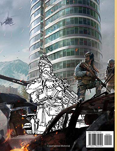 Call Of Duty Coloring Book: Special Call Of Duty Coloring Books For Kids And Adults Designed To Relax And Calm