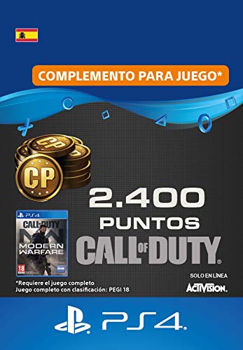 Call of Duty : Modern Warfare 2400 Points | Código de descarga PS4 - Cuenta española