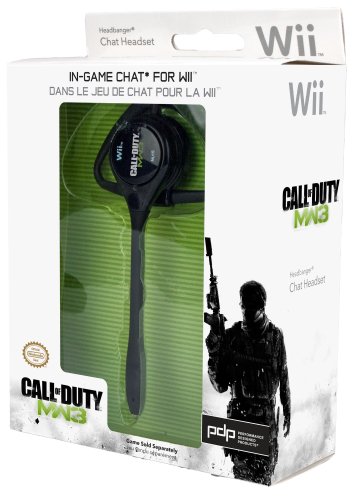 Call of Duty Modern Warfare 3 Headbanger Chat Headset (Wii) [Importación inglesa]