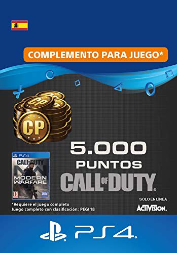 Call of Duty : Modern Warfare 5000 Points | Código de descarga PS4 - Cuenta española