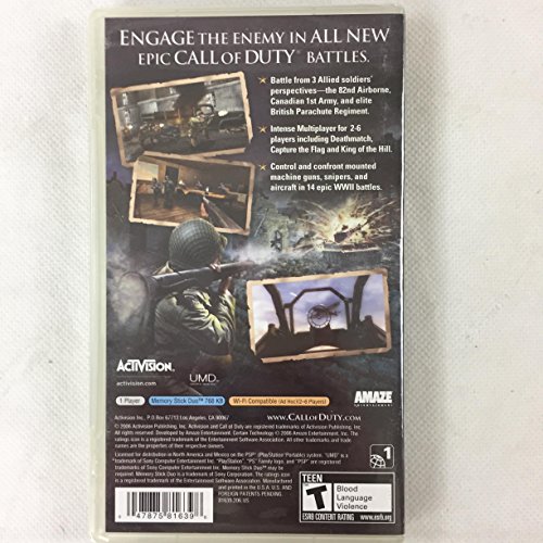 Call Of Duty: Roads To Victory - Sony PSP by Activision