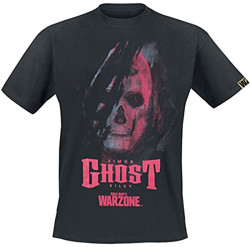Call of Duty: Warzone Camiseta Ghost Black Talla XXL