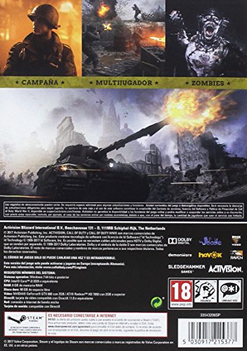 Call Of Duty WWII (La caja contiene un código de descarga)