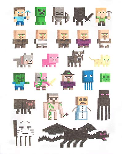 Camiseta para chicos de Minecraft azul real 10-11 Años