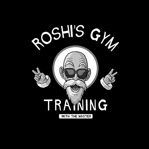 Camiseta Roshi´s GMY - Training with The Master - Negro XXL