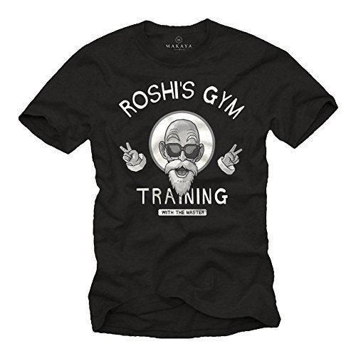 Camiseta Roshi´s GMY - Training with The Master - Negro XXL