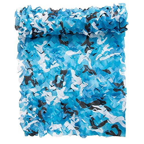 CAMO DE MILITARIO, Camuflaje Que Cubre El Tiro Con Arco Battlenet Camo Patio Patio Tiro Portátil Tablas Portátiles De Malla, Para Decoración Del Ejército CUBIERTA(Size:2x3m/6.5x9.8ft,Color:Oceano)