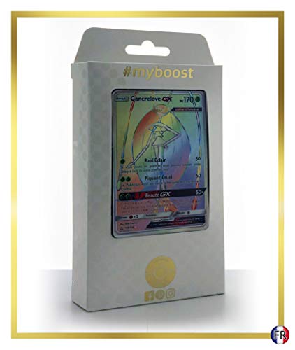 Cancrelove-GX 158/156 ARC en Ciel Secrète - #myboost X Soleil & Lune 5 Ultra-Prisme - Coffret de 10 Cartes Pokémon Françaises