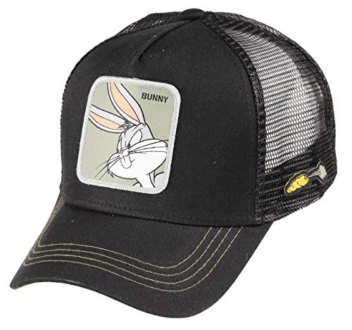 Capslab Bugs Bunny Trucker Cap Looney Tunes Black - One-Size