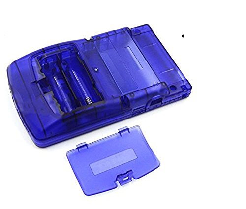 Carcasa completa de repuesto para Nintendo Gameboy Color GBC, color azul transparente