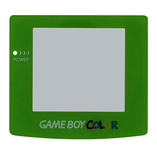 Carcasa de plástico para lente de pantalla de repuesto para Game Boy Color GBC System - Verde