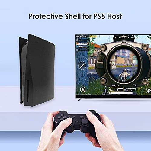 Carcasa Rígida Para Consola de Juegos PS5, Carcasa Resistente a Los Arañazos, Placa de Repuesto Para Consola PS5 CD-Rom