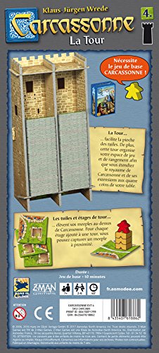 Carcassonne - Expansión: La Tour - Asmodee - Juego de Mesa - Juego de láminas