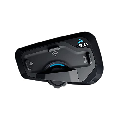 CARDO FRC4P101 FREECOM 4 Plus para Motocicleta 2 Vías Bluetooth Sistema De Comunicación Auriculares, Negro, Doble, Set de 2