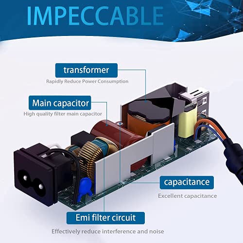 Cargador 45W 19.5V 2.31A Adaptador de Corriente para HP Pavilion X360 11 13 15 Elitebook 840 G3 830 G6 Probook 430 440 450 455 470 Stream 11 13 14 Ordenador Portatil Alimentacion Conector 4.5 * 3.0 mm