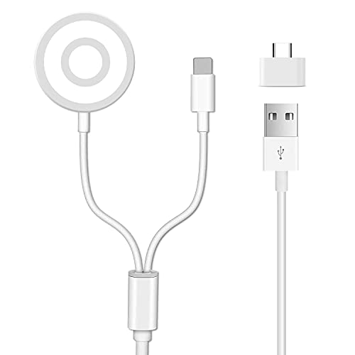 Cargador de reloj magnético, cable de carga Cargador portátil inalámbrico certificado MFi, cable de carga USB / C de doble propósito, adecuado para la serie de relojes 6 5 4 3 2 1