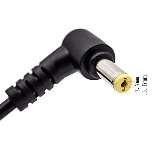 Cargador Portatil Acer 19V 2.37A 45W para Acer Aspire One ES1 E1 F5 F15 Travelmate Extensa Notebook Ordenador portátil Fuente de Alimentación Adaptador Conector: 5.5 * 1.7mm